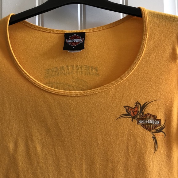 🔥Harley-Davidson Short/Cap Sleeve Top - Picture 3 of 8